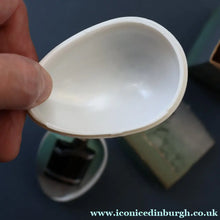 Load image into Gallery viewer, 1930s Art Deco Miniature Saville’s Mischief Egg Perfume Bottle (with rare card box) - Art Deco Perfume Bottle
