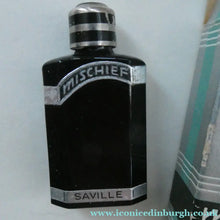 Load image into Gallery viewer, 1930s ART DECO Miniature Saville's MISCHIEF Perfume Bottle in Original Retail Box
