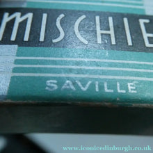 Load image into Gallery viewer, 1930s ART DECO Miniature Saville's MISCHIEF Perfume Bottle in Original Retail Box

