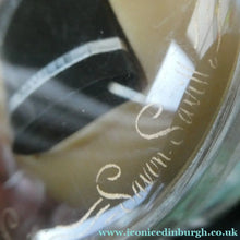 Load image into Gallery viewer, 1930s ART DECO Miniature Saville's MISCHIEF Perfume Bottle in Soap Cake &amp; Clear Plastic Box
