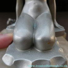 Load image into Gallery viewer, Frankart Cast Metal 1920s Art Deco Nude Ladies Bookends. Alabaster Base
