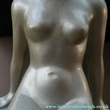 Load image into Gallery viewer, Frankart Cast Metal 1920s Art Deco Nude Ladies Bookends. Alabaster Base
