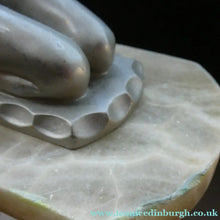 Load image into Gallery viewer, Frankart Cast Metal 1920s Art Deco Nude Ladies Bookends. Alabaster Base
