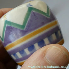 Load image into Gallery viewer, Carter Stabler Adams Red Clay Set of Six Egg Cups on Original Tray 1930s Art Deco
