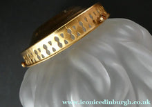 Load image into Gallery viewer, VERY LARGE Vintage 1930s Satin Glass ART DECO Light Shade in the Form of a Flaming Torch.
