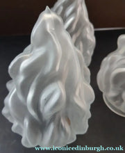 Load image into Gallery viewer, 1920s 1930s Art Deco Flame or Torch Shape Satin Glass Light Shade
