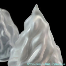 Load image into Gallery viewer, 1920s 1930s Art Deco Flame or Torch Shape Satin Glass Light Shade

