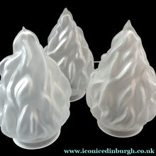Load image into Gallery viewer, 1920s 1930s Art Deco Flame or Torch Shape Satin Glass Light Shade

