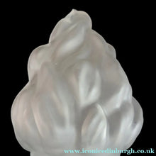 Load image into Gallery viewer, 1920s 1930s Art Deco Flame or Torch Shape Satin Glass Light Shade
