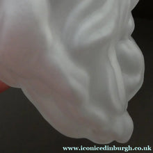 Load image into Gallery viewer, 1930s Satin Glass ART DECO Light Shade in the Form of a Flaming Torch. Height 7 1/2 inches
