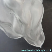 Load image into Gallery viewer, 1920s 1930s Art Deco Flame or Torch Shape Satin Glass Light Shade

