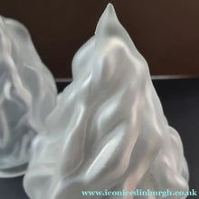 Load image into Gallery viewer, 1920s 1930s Art Deco Flame or Torch Shape Satin Glass Light Shade
