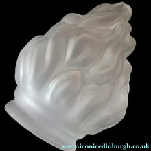 Load image into Gallery viewer, 1920s 1930s Art Deco Flame or Torch Shape Satin Glass Light Shade
