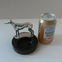 Load image into Gallery viewer,  1930s Art Deco Silver Plate Greyhound Sculpture. Mounted on a Coin or Pin Dish
