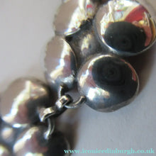 Load image into Gallery viewer,  Silver and Dark Pink Enamel Braceklet by Bernard Instone
