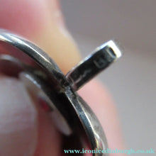 Load image into Gallery viewer,  Silver and Dark Pink Enamel Braceklet by Bernard Instone
