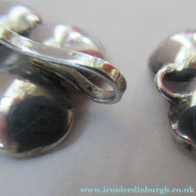 Load image into Gallery viewer,  Silver and Dark Pink Enamel Braceklet by Bernard Instone
