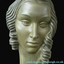 Load image into Gallery viewer, Art Deco 1930s Wall Mask by G. Leonardi. Hollywood Glamour. Original Metallic Paintwork
