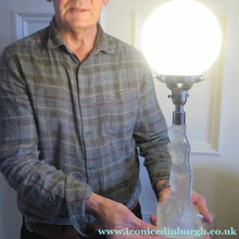 Load image into Gallery viewer, 1930s Walther &amp; Sohne German Art Deco Frosted Glass Nude Table Lamp
