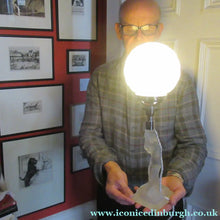 Load image into Gallery viewer, 1930s Walther &amp; Sohne German Art Deco Frosted Glass Nude Table Lamp
