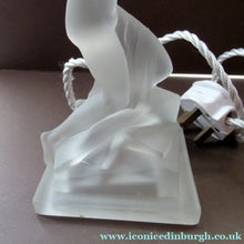 Load image into Gallery viewer, 1930s Walther &amp; Sohne German Art Deco Frosted Glass Nude Table Lamp
