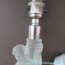 Load image into Gallery viewer, 1930s Walther &amp; Sohne German Art Deco Frosted Glass Nude Table Lamp

