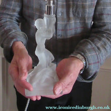Load image into Gallery viewer, 1930s Walther &amp; Sohne German Art Deco Frosted Glass Nude Table Lamp
