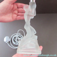 Load image into Gallery viewer, 1930s Walther &amp; Sohne German Art Deco Frosted Glass Nude Table Lamp
