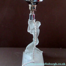Load image into Gallery viewer, 1930s Walther &amp; Sohne German Art Deco Frosted Glass Nude Table Lamp
