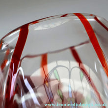 Load image into Gallery viewer, Rare 1930s Art Nouveau Art Glass Vase with Applied Red Trails (Attributed to Pallme Konig &amp; Hagel, Austria)
