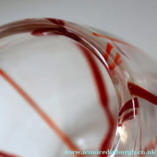 Load image into Gallery viewer, Rare 1930s Art Nouveau Art Glass Vase with Applied Red Trails (Attributed to Pallme Konig &amp; Hagel, Austria)
