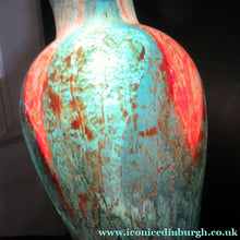 Load image into Gallery viewer, 1930s WMK Ikora Glass Lamp. Lights up Inside
