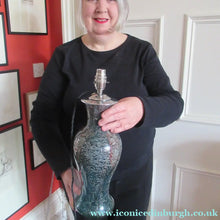 Load image into Gallery viewer, 1930s WMK Ikora Glass Lamp. Lights up Inside
