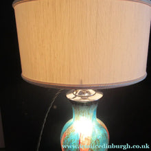 Load image into Gallery viewer, 1930s WMK Ikora Glass Lamp. Lights up Inside
