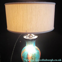 Load image into Gallery viewer, 1930s WMK Ikora Glass Lamp. Lights up Inside
