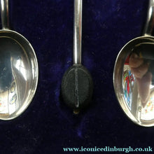 Load image into Gallery viewer, 1930s Boxed Set of Six Silver Hallmarked Coffee Spoons. Wilson &amp; Sharp, Edinburgh
