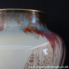 Load image into Gallery viewer, 1930s Carlton Ware Lustre Vase with Fabulous Sketching Bird Pattern. - British Ceramics
