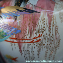 Load image into Gallery viewer, 1930s Carlton Ware Lustre Vase with Fabulous Sketching Bird Pattern. - British Ceramics
