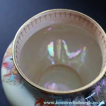 Load image into Gallery viewer, 1930s Carlton Ware Lustre Vase with Fabulous Sketching Bird Pattern. - British Ceramics
