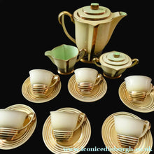 Load image into Gallery viewer, 1930s Carlton Ware (Wiltshaw and Robinson) PARISIENNE coffee set 
