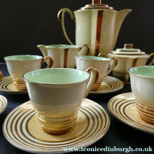 Load image into Gallery viewer, 1930s Carlton Ware (Wiltshaw and Robinson) PARISIENNE coffee set 
