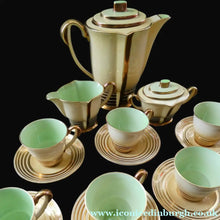 Load image into Gallery viewer, 1930s Carlton Ware (Wiltshaw and Robinson) PARISIENNE coffee set 
