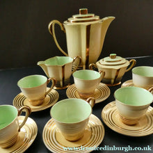 Load image into Gallery viewer, 1930s Carlton Ware (Wiltshaw and Robinson) PARISIENNE coffee set 
