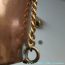 Load image into Gallery viewer, Collectable PAIR of Vintage 1930s Indian Brass and Copper Hanging Pillow Shape Purses
