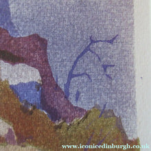 Load image into Gallery viewer, 1930s COLOUR WOODCUT Entitled The Lone Pine by James Alphege Brewer

