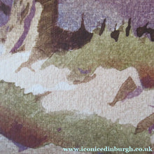 Load image into Gallery viewer, 1930s COLOUR WOODCUT Entitled The Lone Pine by James Alphege Brewer
