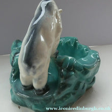Load image into Gallery viewer, 1930s Art Deco Ditmar Urbach Czech Ceramic Polar Bear Bowl
