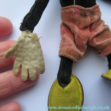 Load image into Gallery viewer, 1930s Deans Miniature Rag Doll Mickey Mouse Early Disney Mickey Toy
