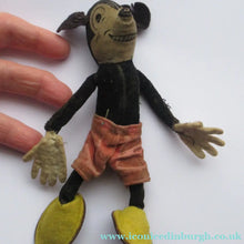 Load image into Gallery viewer, 1930s Deans Miniature Rag Doll Mickey Mouse Early Disney Mickey Toy
