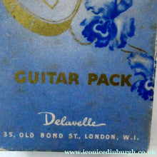 Load image into Gallery viewer, Very Rare 1930s Delavelle Blue Orchid Perfume Bottle in Novelty Guitar Case
